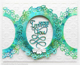 Sue Wilson Frames & Tags Leafy Oval Craft Die
