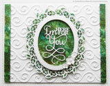 Sue Wilson Frames & Tags Leafy Oval Craft Die