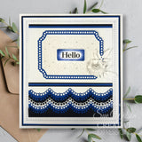 Creative Expressions Sue Wilson Border Decorative Drapes Craft Die