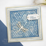 Creative Expressions Jamie Rodgers Dragonfly Trellis Aperture Craft Die