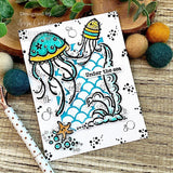 Creative Expressions Mini Stencil Fish Scales 4.0 in x 3.0 in
