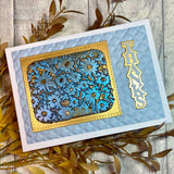 Creative Expressions Chamomile Cascade  5 1/2 in x 3 3/4 in Pre-Cut Rubber Stamp