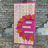 Creative Expressions Bamboo Sticks DL Stencil 4 in x 8 in (10.0 x 20.3 cm)