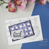 Creative Expressions Designer Boutique Be Kind 6 in x 4 in Clear Stamp Set