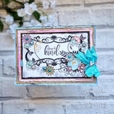 Creative Expressions Designer Boutique Be Kind 6 in x 4 in Clear Stamp Set