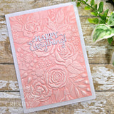 Creative Expressions Rose Garden Companion Colouring Stencil 6 in x 8 in Set of 2