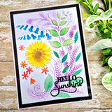 Creative Expressions Sunshine Serenade 5 in x 7 in 3D Embossing Folder