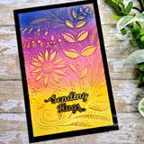 Creative Expressions Sunshine Serenade 5 in x 7 in 3D Embossing Folder