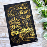 Creative Expressions Sunshine Serenade Companion Colouring Stencil 6 in x 8 in Set of 2