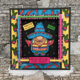 Woodware Clear Singles Fiesta Time 4 in x 6 in Stamp Set
