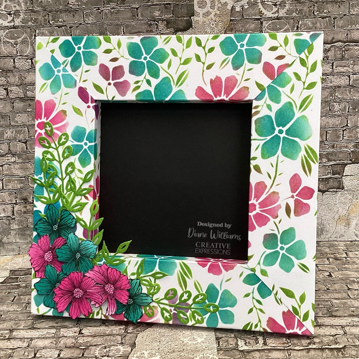 Creative Expressions Helen Colebrook Floral Daydream 7 in x 5 in Stencil