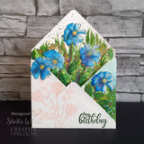Creative Expressions Helen Colebrook Tulip Triumph 6 in x 4 in Stencil