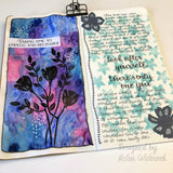 Creative Expressions Helen Colebrook Floral Daydream 7 in x 5 in Stencil