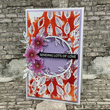 Creative Expressions Helen Colebrook Leafy Trails 7 in x 5 in Stencil