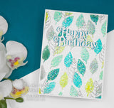 Creative Expressions Helen Colebrook Leafy Trails 7 in x 5 in Stencil