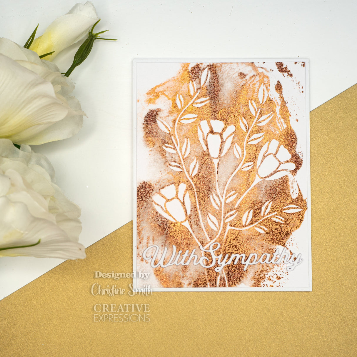 Creative Expressions Helen Colebrook Tulip Triumph 6 in x 4 in Stencil