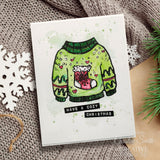 Creative Expressions Jane Davenport Merry Cutemas 6 in x 8 in Clear Stamp Set
