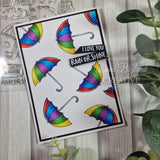 Creative Expressions Jane's Doodles Rain or Shine 4 in x 6 in Clear Stamp Set