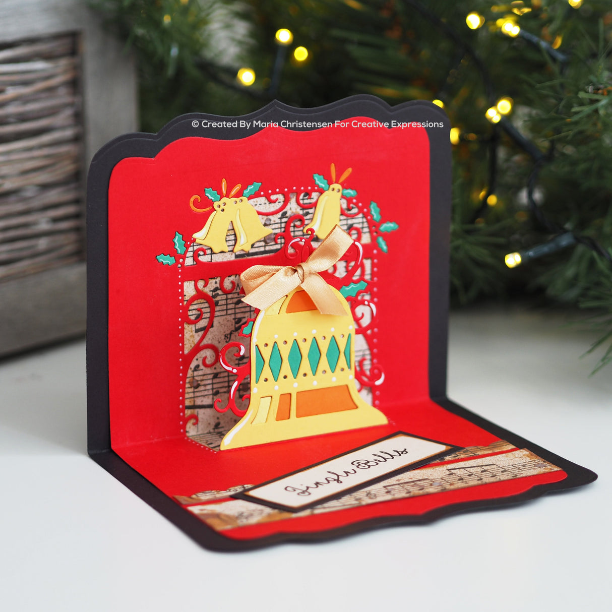Paper Cuts Pop Up Bells Are Ringing Craft Die