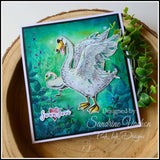 Pink Ink Designs Swan Jovi 6 in x 8 in Clear Stamp Set