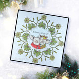 Pink Ink Designs Pigs In Blankets 6 in x 8 in Clear Stamp Set