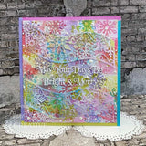 Creative Expressions Sue Wilson Festive Snowflake Ribbon Wave Craft Die