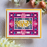 Creative Expressions Sue Wilson Mini Expressions Art Deco Fabulous Friend Craft Die