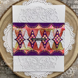 Creative Expressions Sue Wilson Border Decorative Drapes Craft Die