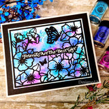 Creative Expressions Sue Wilson Frames & Tags Wild Rose Cover Plate Craft Die