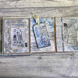 Creative Expressions Taylor Made Journals Sewing 6 in x 8 in Clear Stamp Set