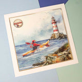 A Splashing Time Decoupage Topper Sheet