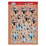On the Pitch Decoupage Topper Sheet