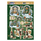 A Warm Winter Welcome Decoupage Topper Sheet