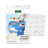 Bunting Alphabet Silicone Mould