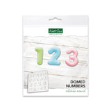 Domed Numbers Silicone Mould