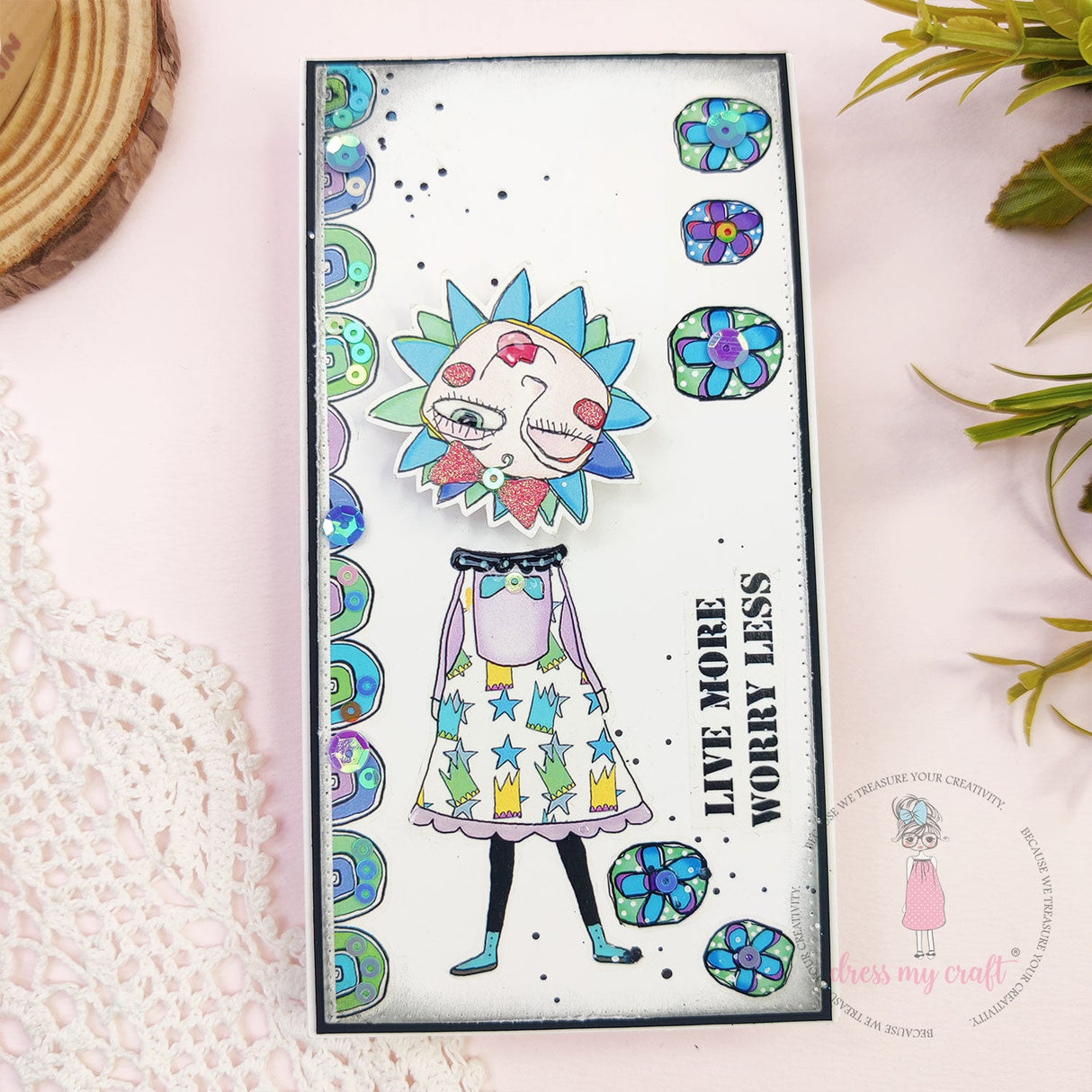 Dress My Craft - Transparent Spinners