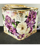 Dress My Craft Transfer Me - Violet Roses (12.5"x18.5")