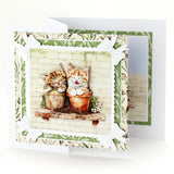 Crafty Kittens Die Cut Topper & Decoupage Collection