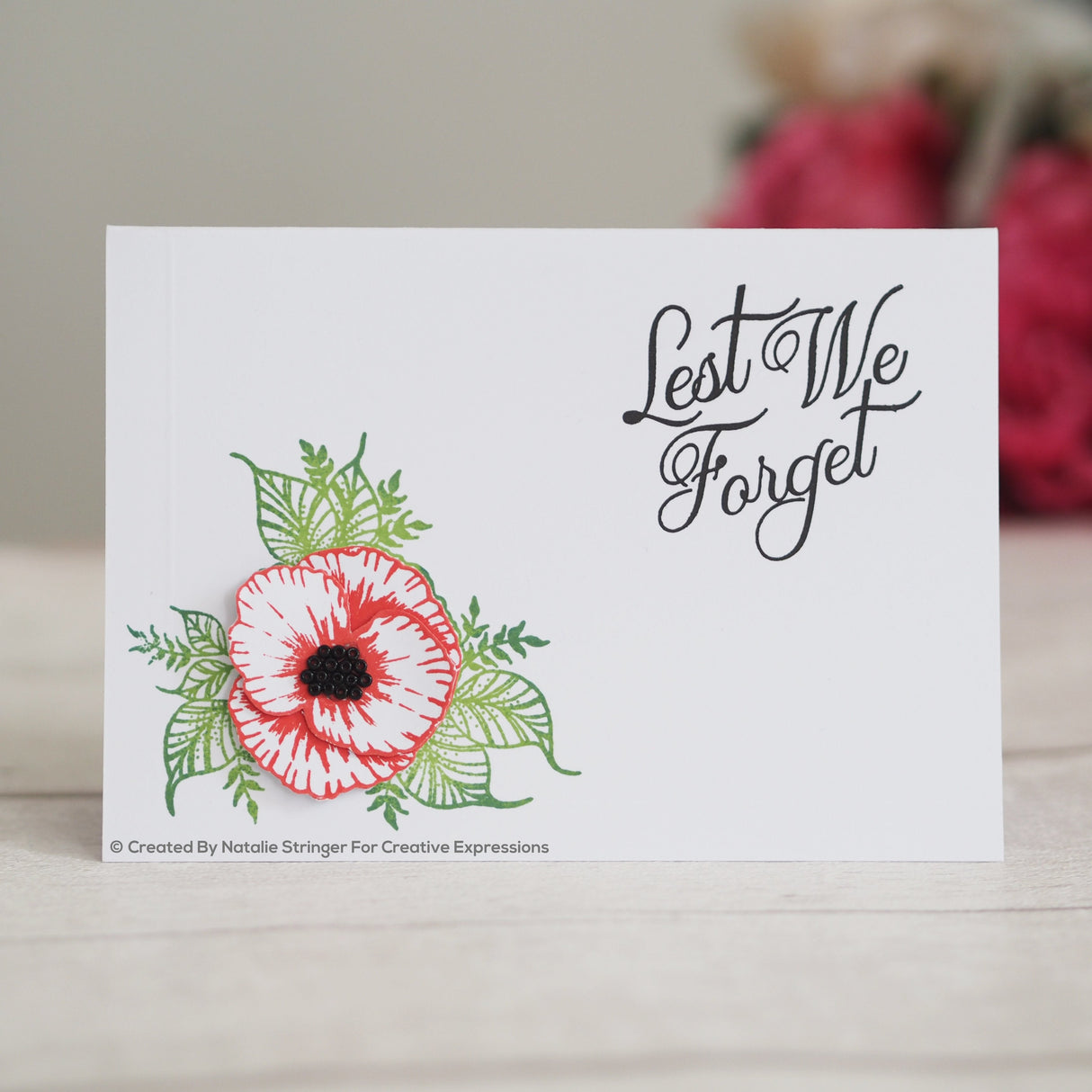 Designer Boutique Collection Remember A5 Clear Stamp Set