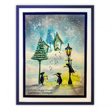 Snowy Fir Tree Stamp