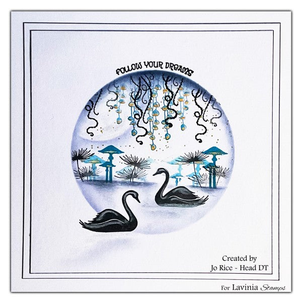Lavinia Stamp - Swans
