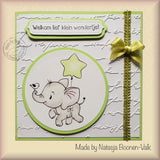 Nellie's Choice 3D Embossing Folder - Writing
