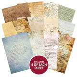 Hunkydory Essential Selection Paper Pad - Script