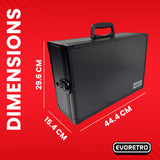 80-Slot Miniature Storage Case with Customizable Foam