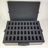 80-Slot Miniature Storage Case with Customizable Foam