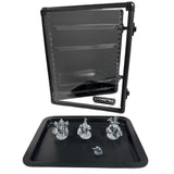 Aluminum Miniatures Display Case with 5 Magnetic Trays