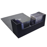 EVORETRO Lightweight Magnetic Card Holder - 180+ Toploaders or 500+ Trading Cards | Black/Grey