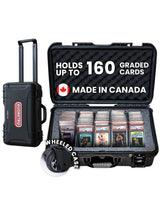EVORETRO Waterproof Wheeled Card Case - Holds 160 Graded Slabs