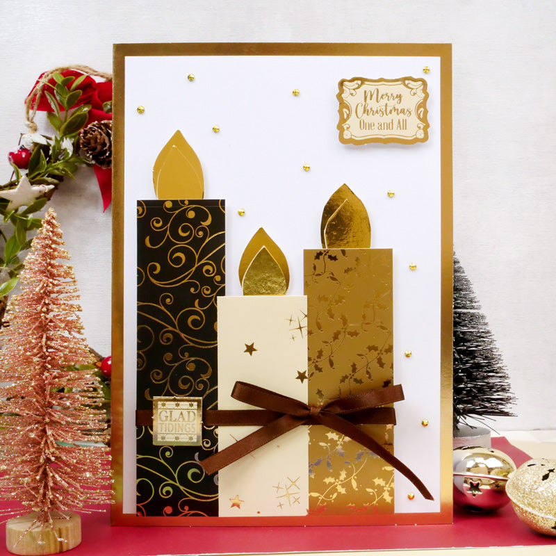 Foiled Edge Card Blanks & Envelopes Megabuy - Festive Edition