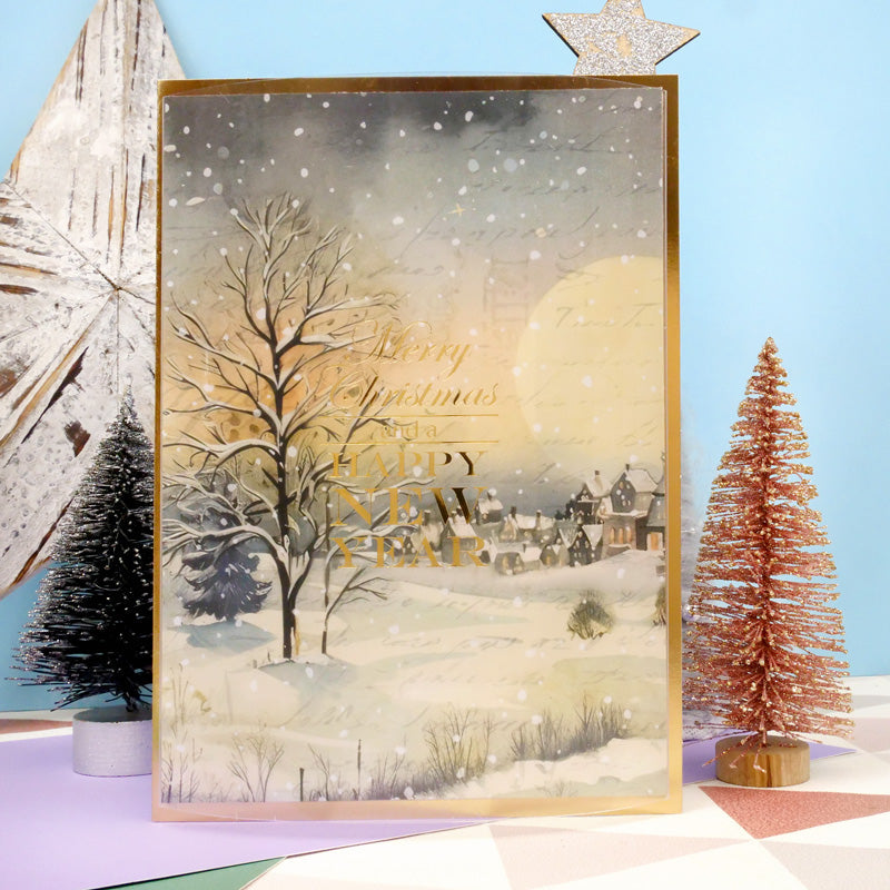 Foiled Edge Card Blanks & Envelopes Megabuy - Festive Edition